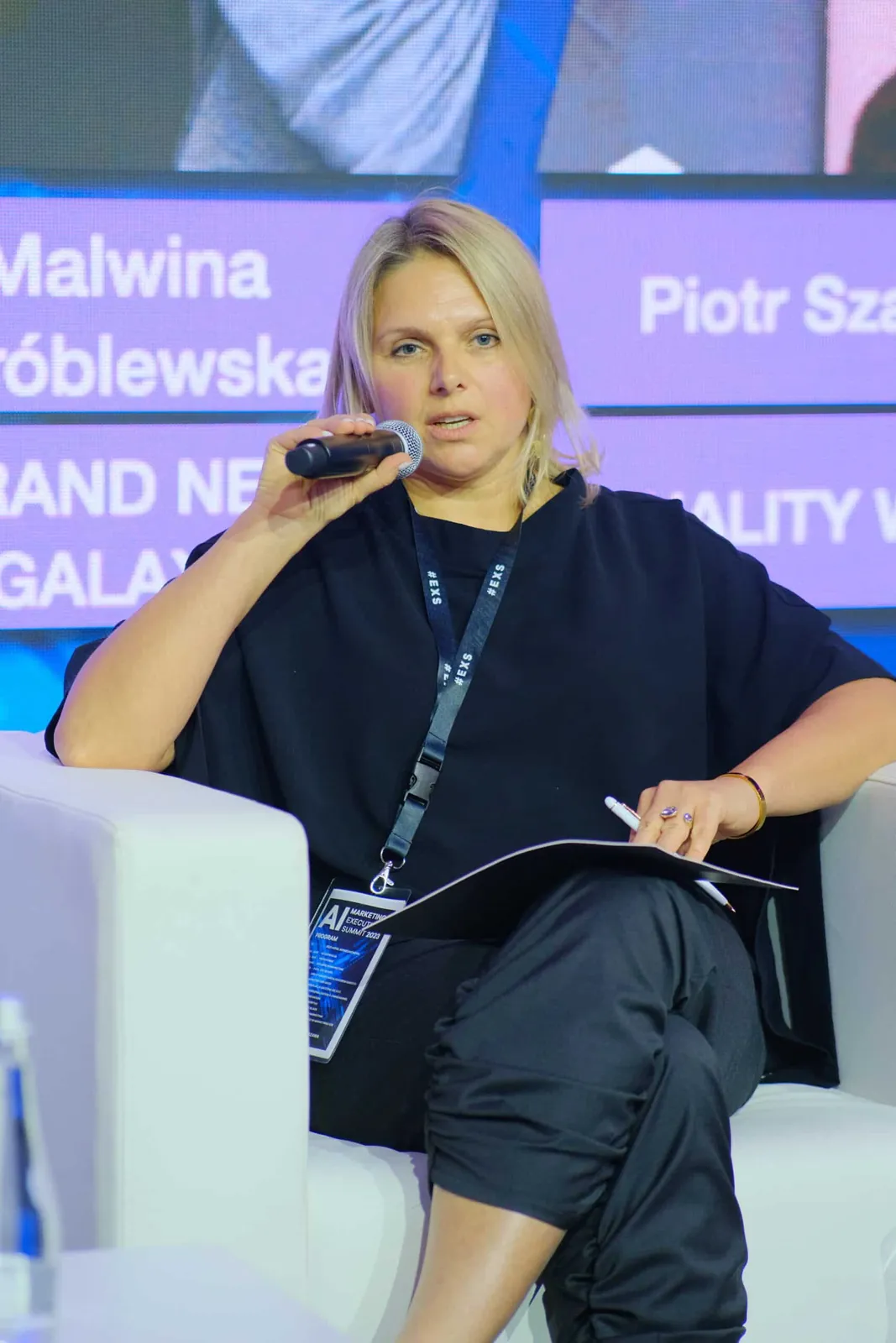 A speaker at the AI Marketing Executive Summit 2023